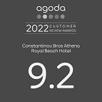 Agoda Award 2022 - Athena Royal Beach Hotel black&white